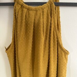 Green Envelope Mustard Textured Top